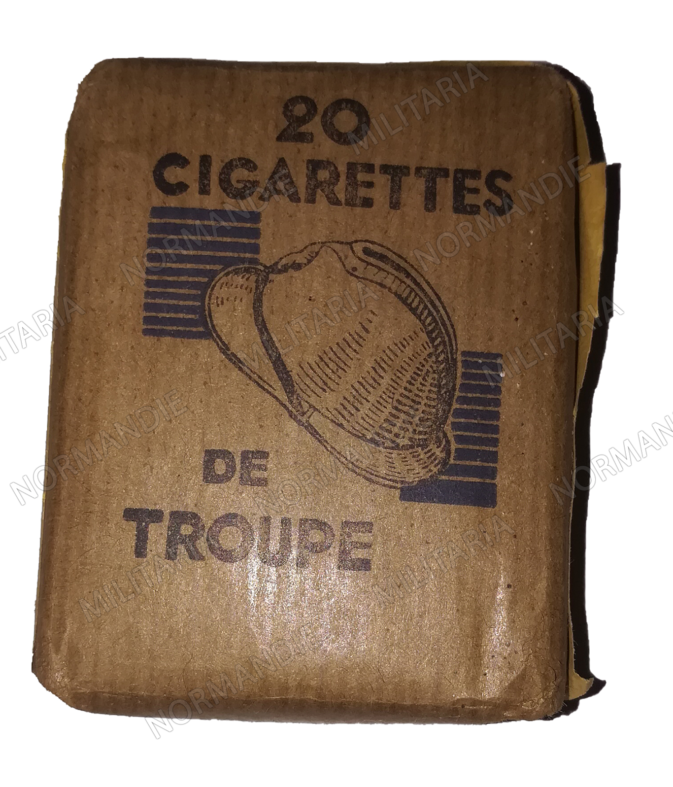 cigarette de troupe Paquet militaire franaise 1950 French Cigarettes de Troupe -